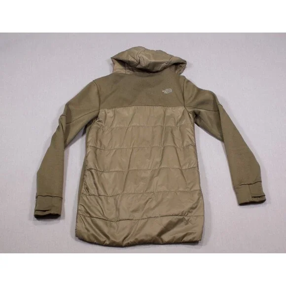 The North Face Women's Motivation Hybrid Green Hooded Nylon Jacket Flash Dry XS - Picture 4 of 11